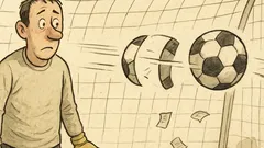 Dowcip: Bramkarz puścił bramkę na raty