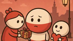 Dowcip: W Walentynki przyjmij życzenia od dziewczynki