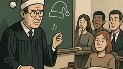 Dowcip: doktor rysuje czapkę Mikołaja...