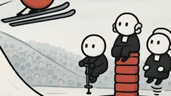 Dowcip: Sędzia skacze wyżej, noty rosną