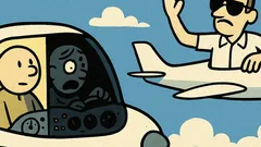 Dowcip: Pilot Alitalii po piorunie nadaje...