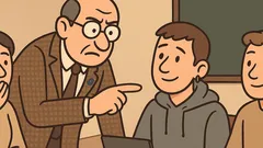 Dowcip: Na obronie magisterskiej pyta o kolczyk